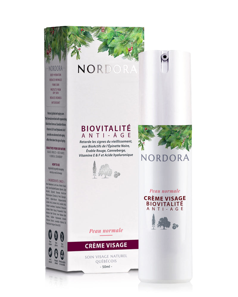 Crème visage peau normale BioVitalité Anti-âge